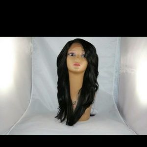 New Beautiful 1b layered lace front wig